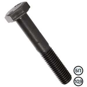 БОЛТ М16Х100 10,9 БП DIN 931 З ЧАСТКОВОЮ РІЗЬБОЮ