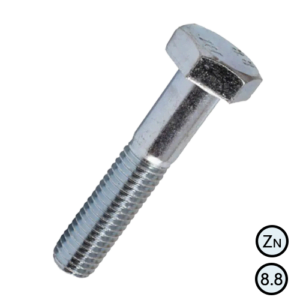 БОЛТ М30Х150 8,8 ЦБ DIN 931 З ЧАСТКОВОЮ РІЗЬБОЮ