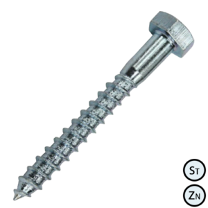Шуруп 6х100 БЦ 6гр. головка, для дерева