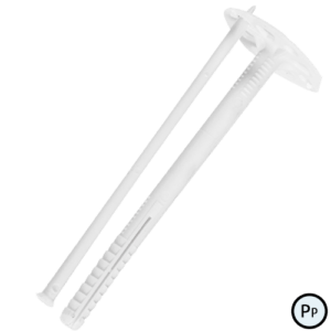 Дюбель 10х160 для термоізоляції з пластиковим цвяхом