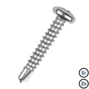 DIN 7504N 4,2х16 БЦ саморіз з буром та напівкруглою голівкою