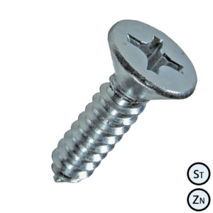 DIN 7982-C Саморіз 2,9х6,5 для металу БЦ