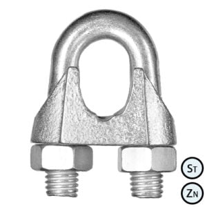 Затискач для тросу 3мм DIN 741