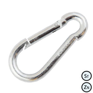 Карабін пожежний М4х40 ЦБ DIN 5299C