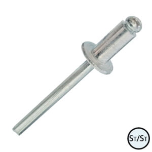Заклепка 3,0х6 St/St з пл. головкою DIN 7337
