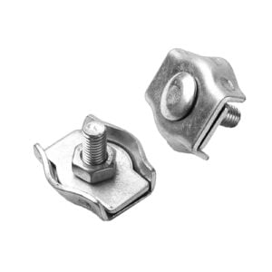 Затискачі для тросу одинарні